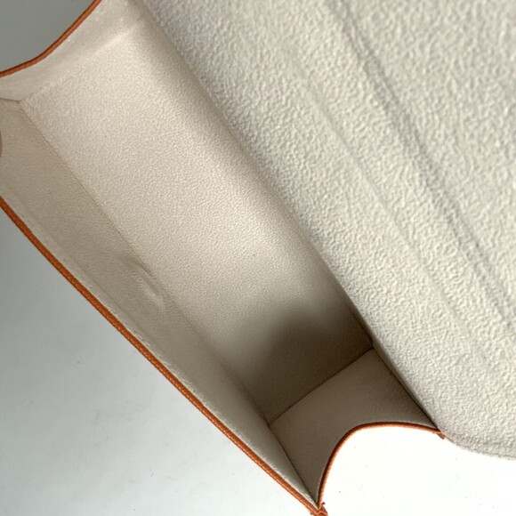 Tory Burch Glasses Case Magnetic Closure Gold-tone Logo - Picture 5 of 7